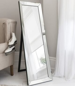 Full Length Standing Mirror - White Frame