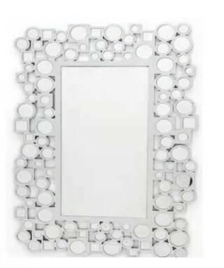 Crystal Bubble Frame Wall Mirror